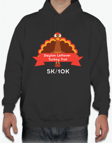 Dayton Leftover Turkey Trot Hooded Performance Sweatshirt