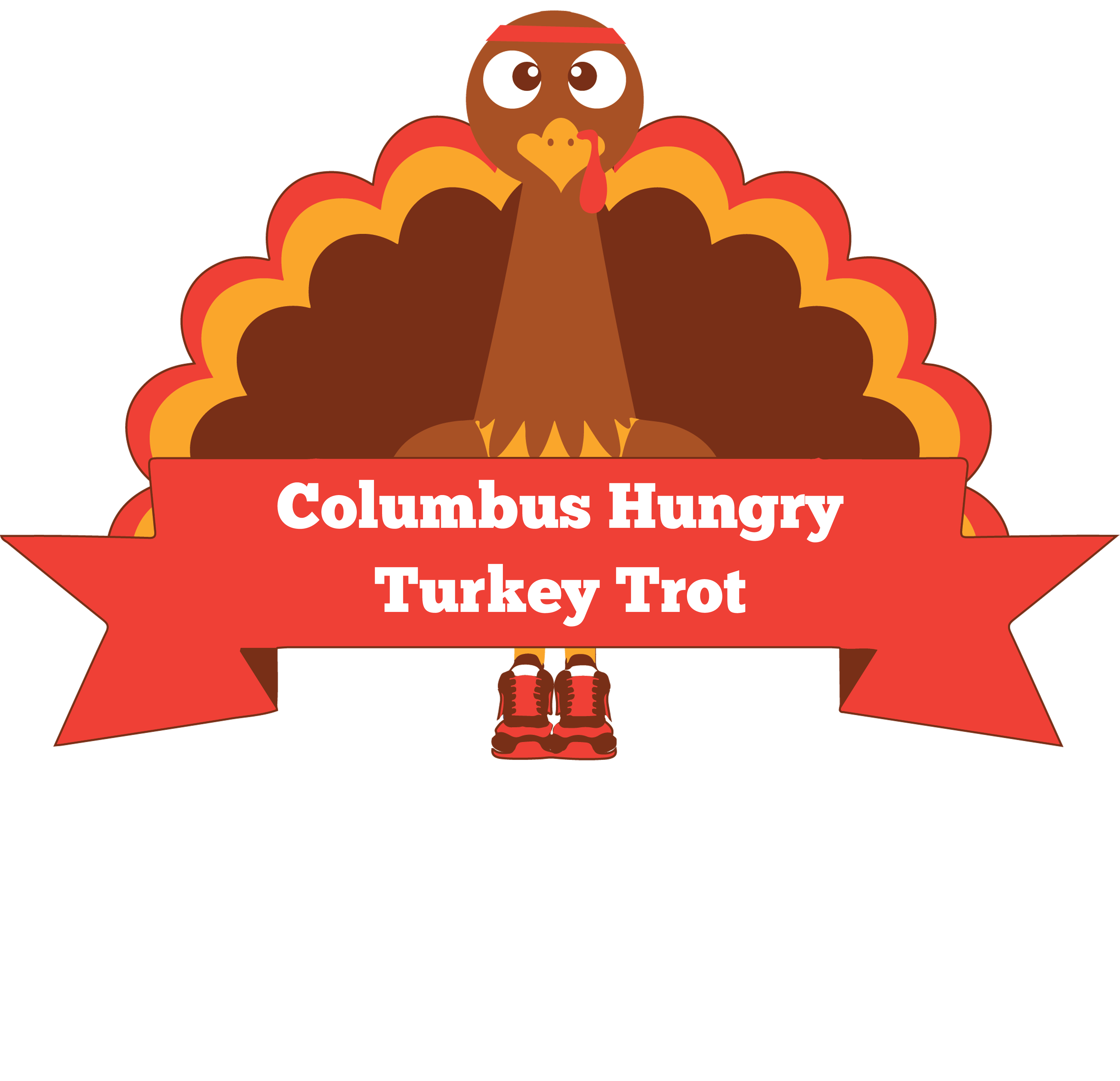 Columbus Hungry Turkey Trot Logo - 1/3 Marathon, 10k, 5k and Kids Dash - USA Race Timing & Event Management - Race Management - Chip Timing - Original Columbus Turkey Trot