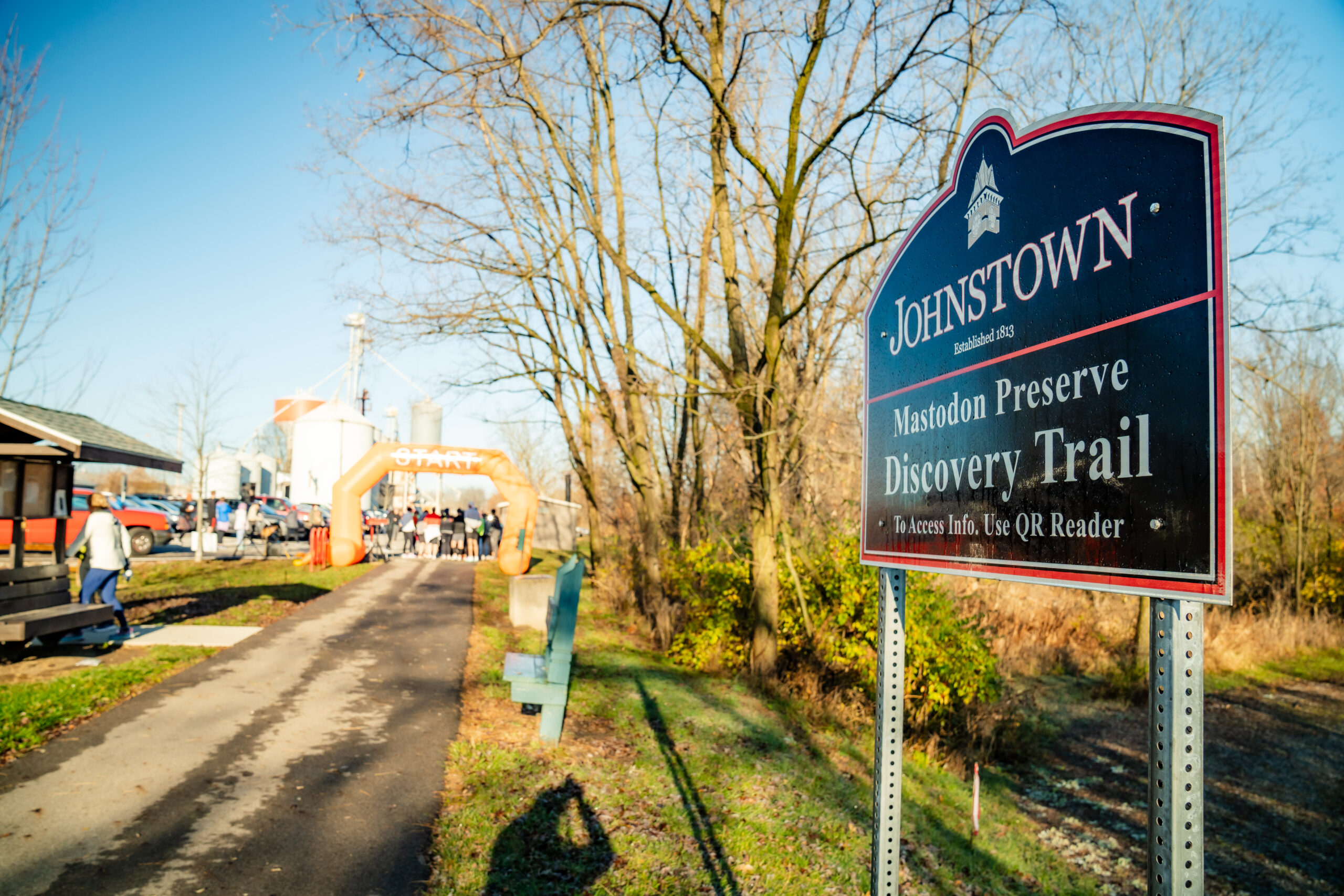 Johnstown Mastodon Preserve Discovery Trail - Johnstown, Alexandria and Granville Turkey Trot 5k, 10k, Half Marathon & Kids Fun Run - USA Race Timing and Event Management - Best Race Swag In Ohio - Granville Turkey Trot - Intel Johnstown