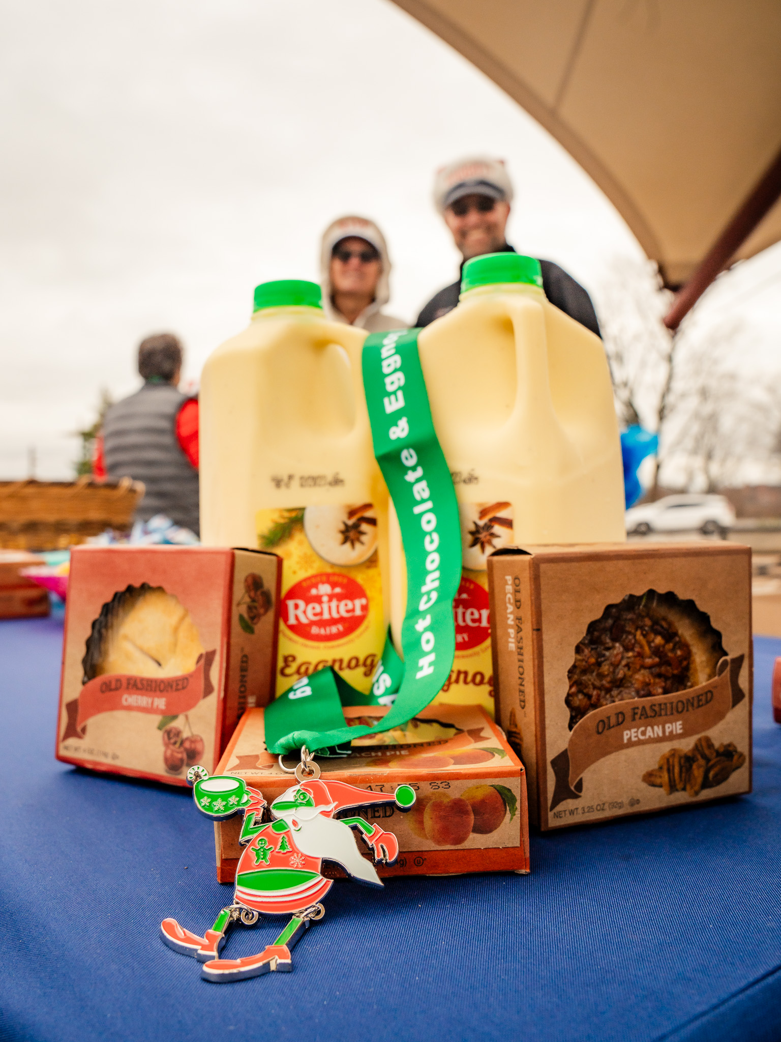 Hot Chocolate and Eggnog 1mi, 5k, 10k & Kids Dash - USA Race Timing and Event Management - Hot Chocolate 5k - Columbus Hot Chocolate Race - Amazing Swag - Great Finishers Medal - Mini Pies